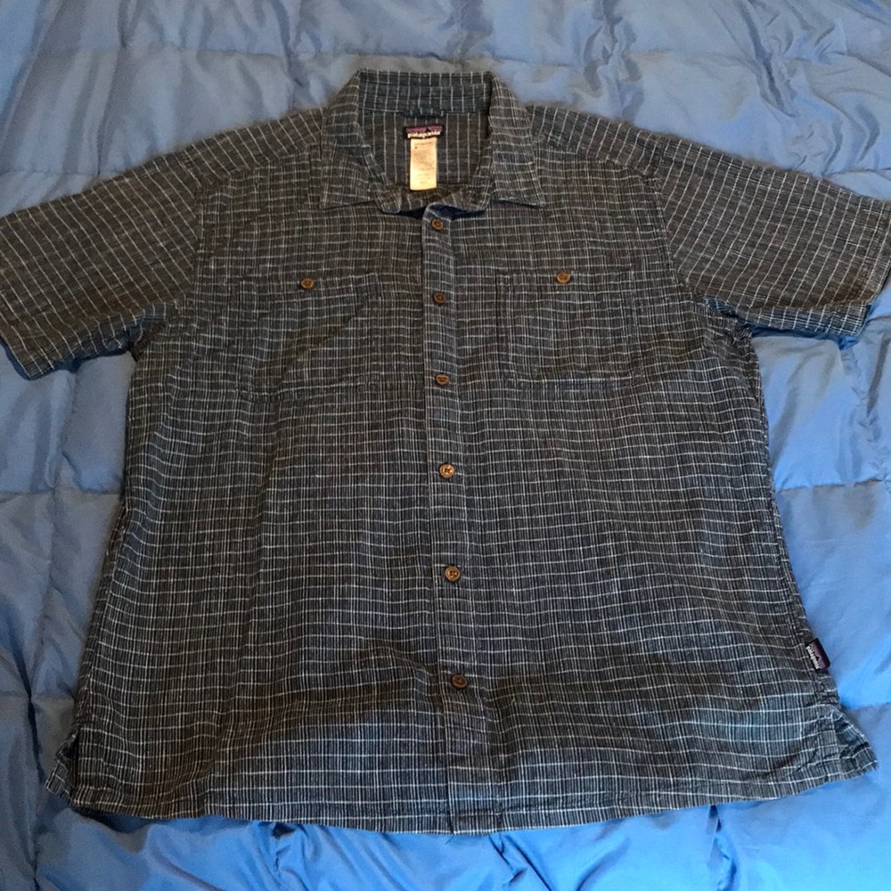 Patagonia Hemp and Cotton, Men’s large short sleeve shirt